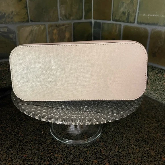 🎉SOLD🎉Kate Spade STACI COLORBLOCK Dome Crossbody Handbag Warm Beige Multi - Picture 7 of 13